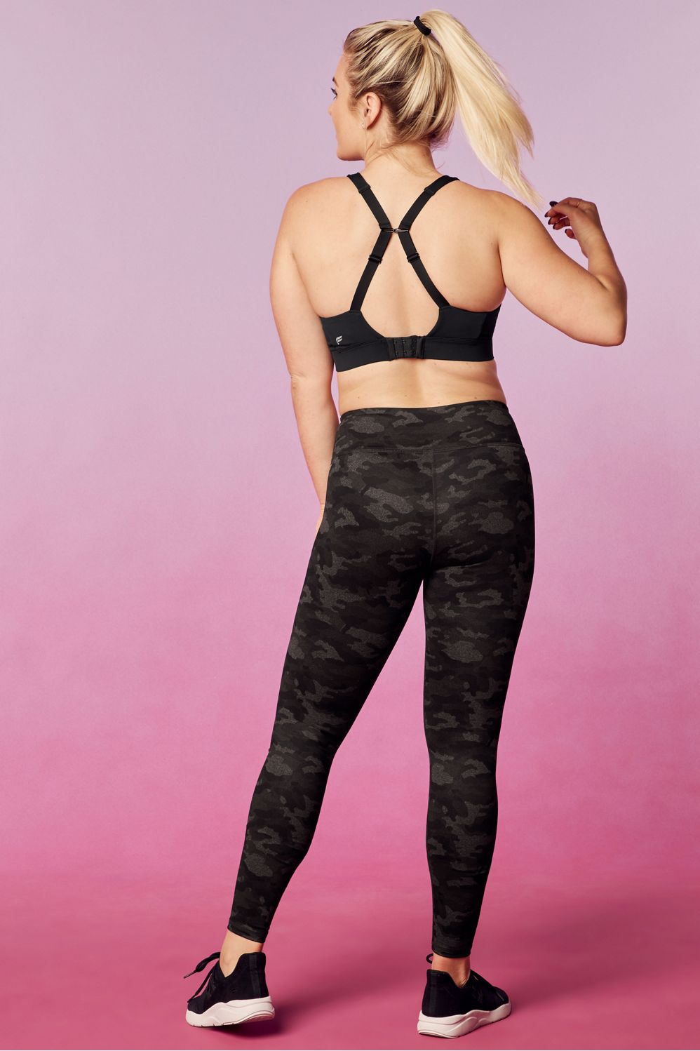 Mid-Rise Printed Powerlite Legging - - Fabletics Canada