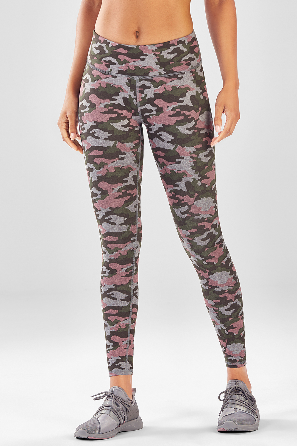 fabletics pink camo leggings