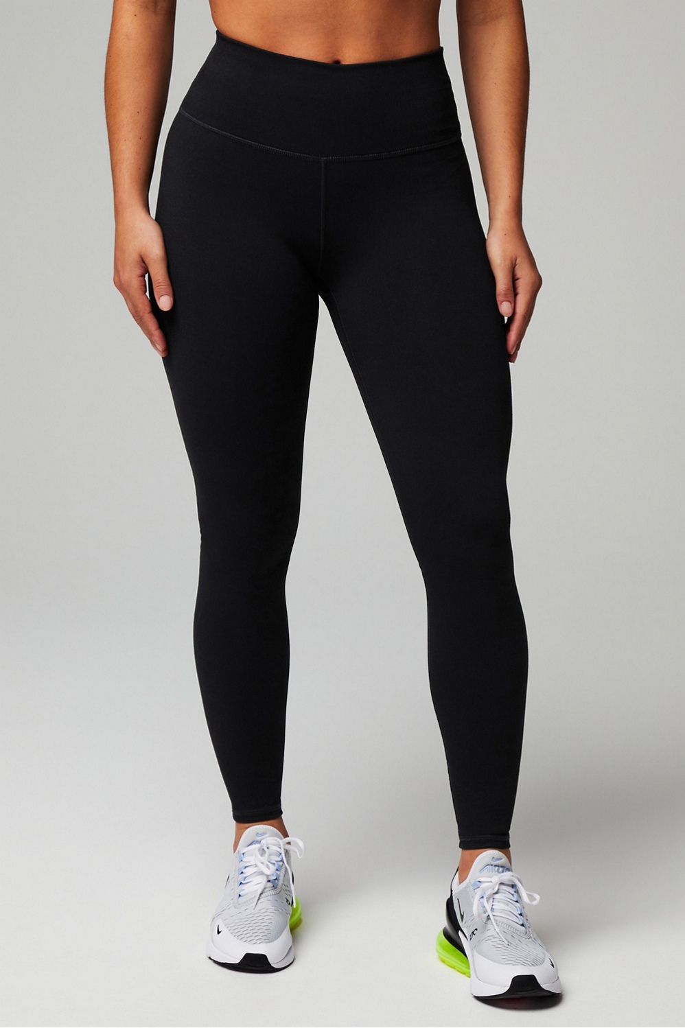 high rise black leggings