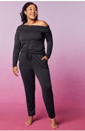 Tess off deals shoulder jumpsuit fabletics