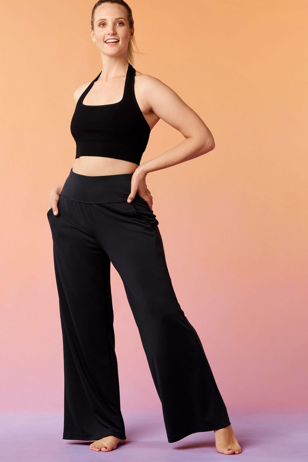 Mariah Tricot Pant - - Fabletics Canada