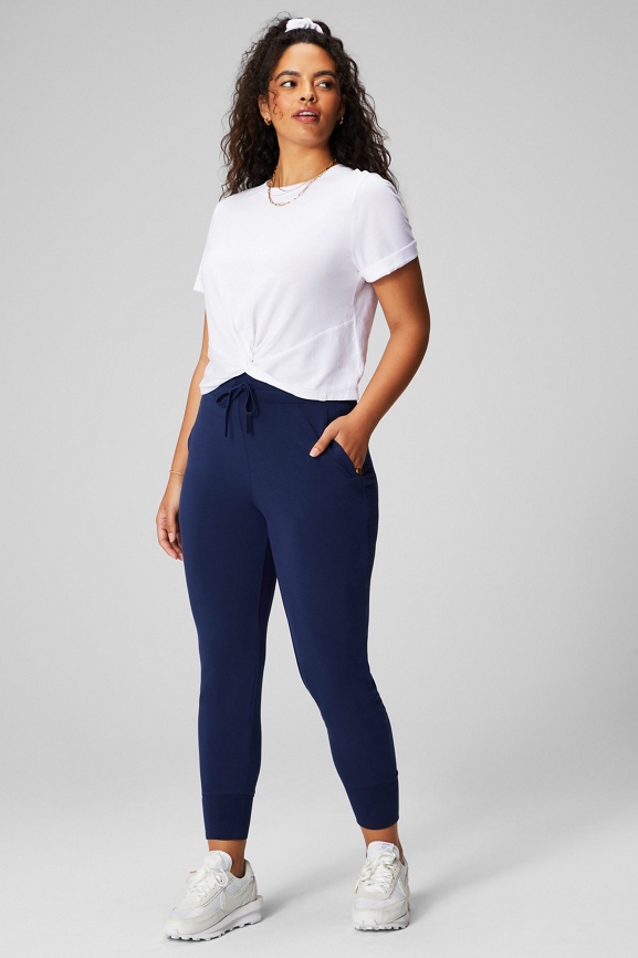 Fabletics, Pants & Jumpsuits, Fabletics Blue Luxe Velour Joggers Size Xs