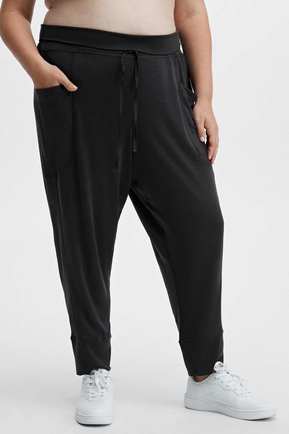 Fabletics Sleek Knit Drawstring Pant Womens plus Size