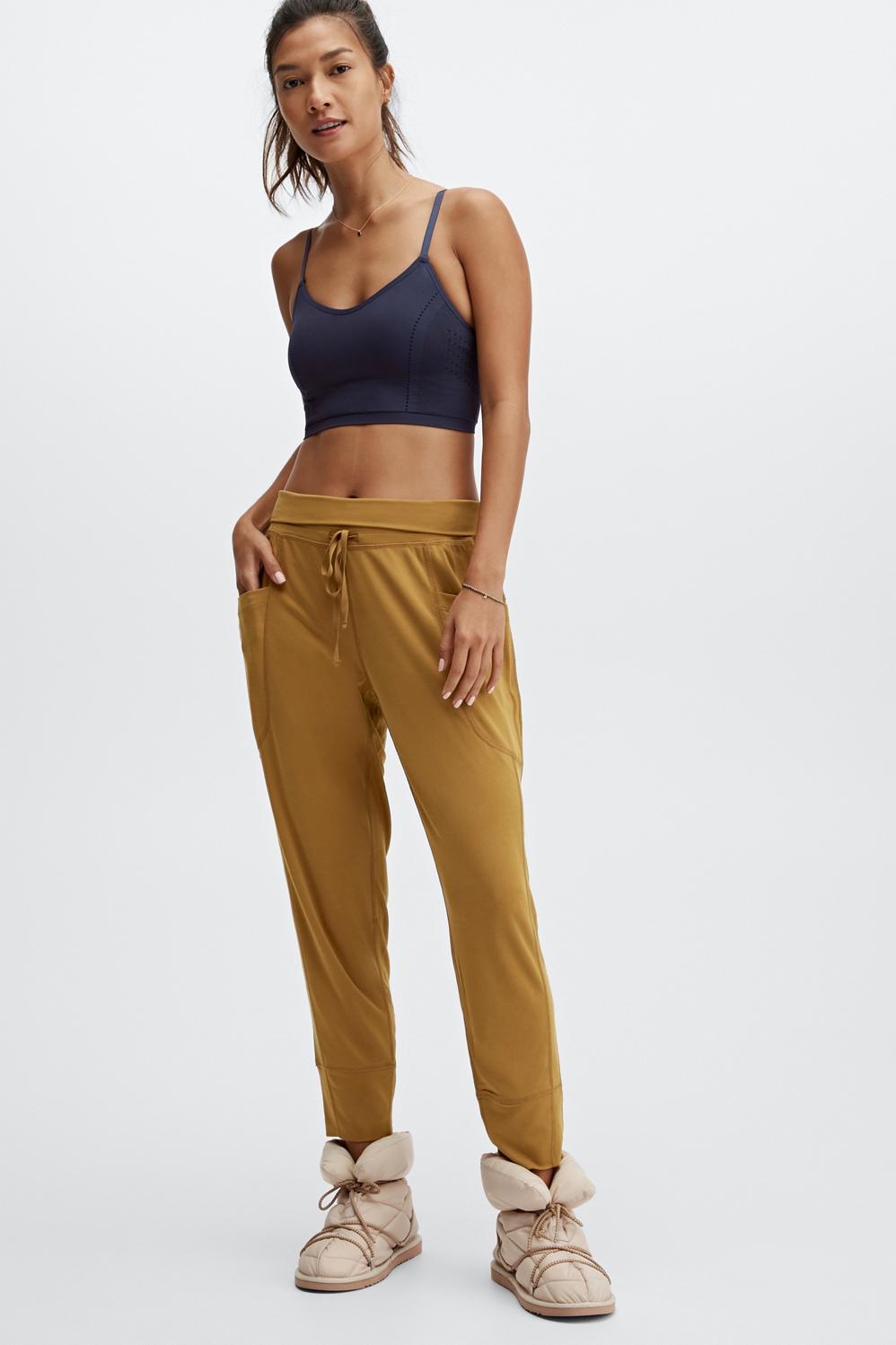 Sleek Knit Drawstring Pant - Fabletics