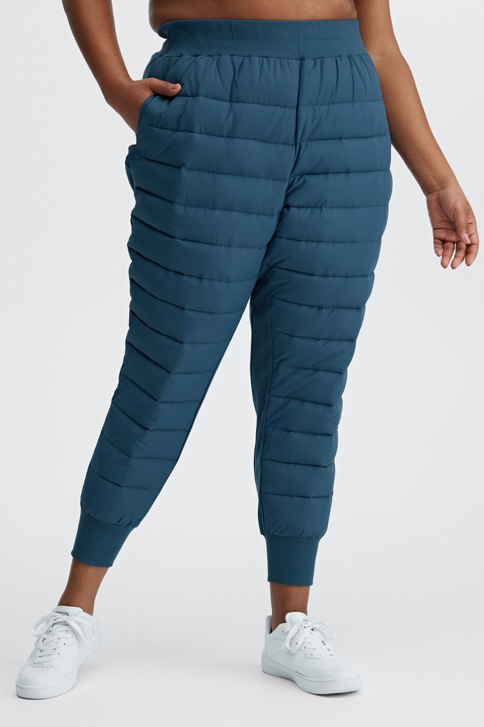 Fabletics Aspen Puffer Jogger Womens plus Size