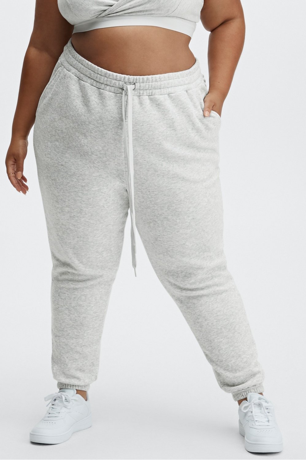 Women's sweatpants PLR046 - dark grey
