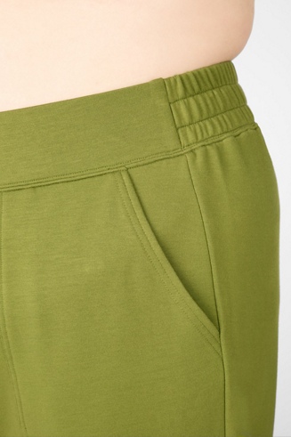 Fabletics Gemma Jogger Pants Womens Size Large High Waisted Pockets Basil  EUC