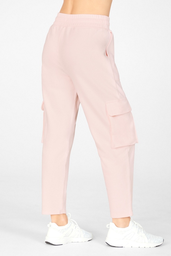 Women's Stretch Woven Cargo Pants 27 - All In Motion™ Clay Pink 4x : Target