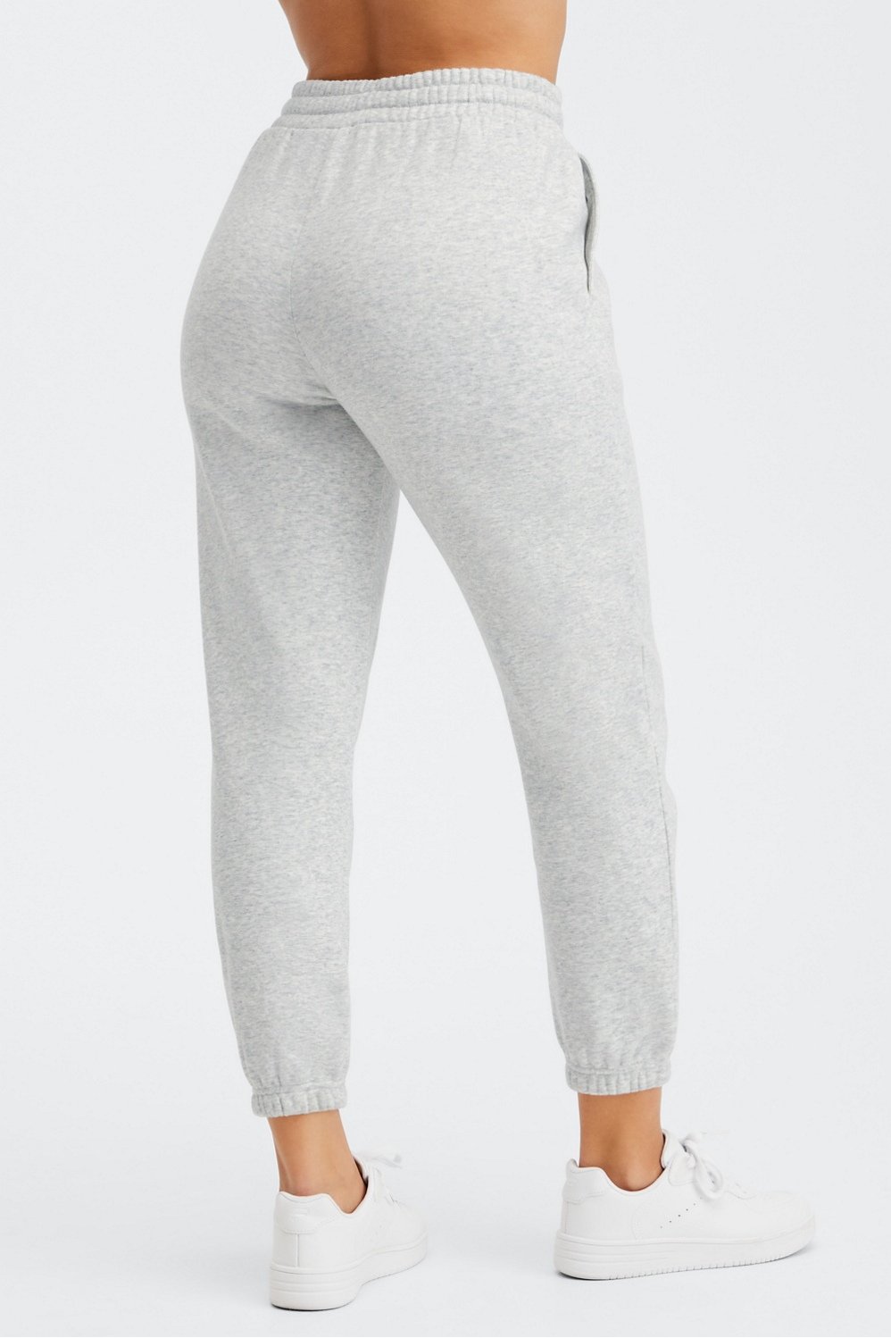 Brilliant Basics Women's Basic Fleece Track Pants - Grey Marl - Size Small