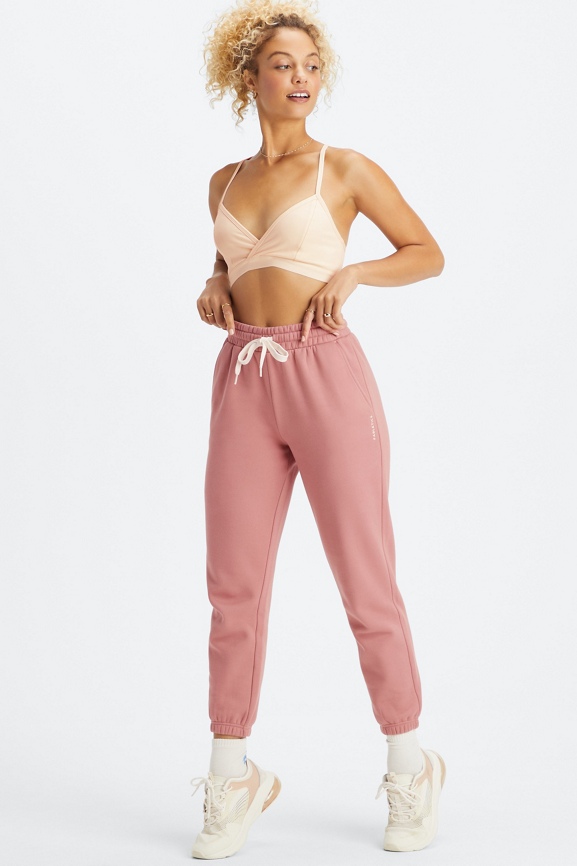 rose gold sweatpants