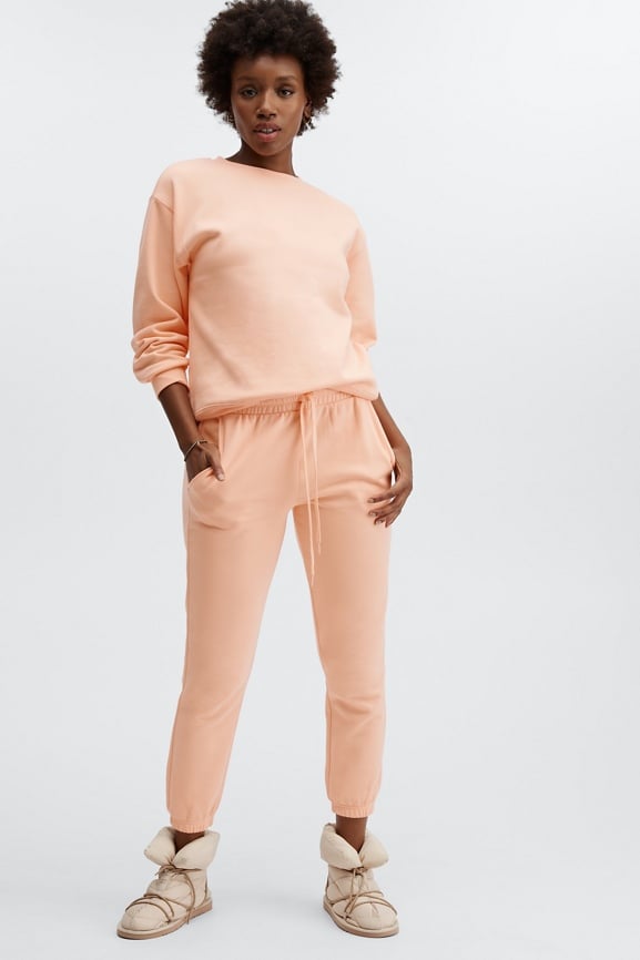 Ethical Baby Pink Relaxed Fit Joggers, Everyday Cozy
