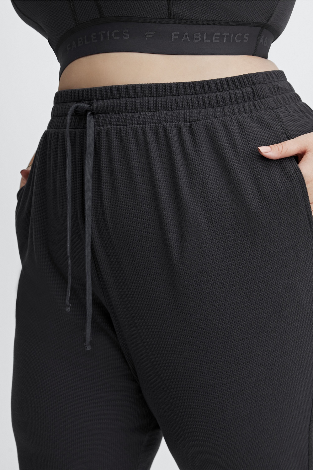 Fabletics Black Sweatpants Size M - 47% off