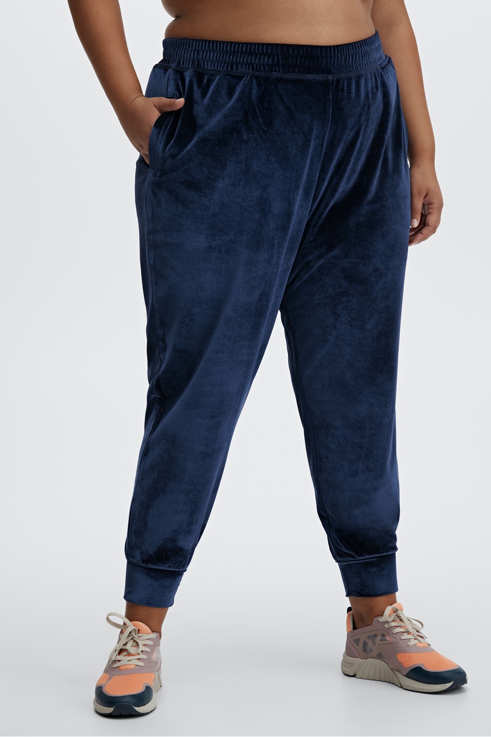 Fabletics Luxe Velour Jogger Womens plus Size