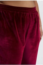Velvet Drawstring Slant Pocket Jogger Pants Casual Thermal - Temu