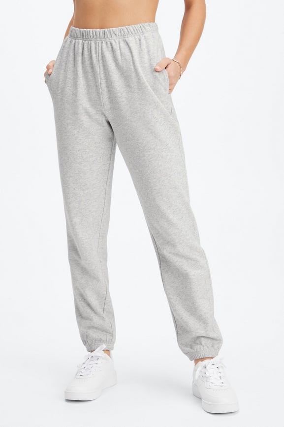 Grey slim online sweatpants