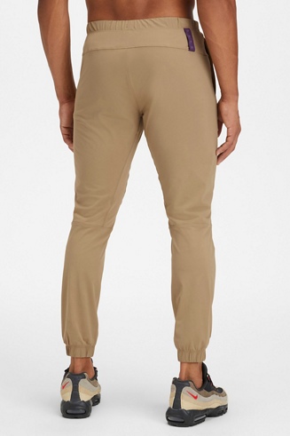 ◆2000Archives◆ RAPHAEL NYLON JOGGER KHAKI 2A25D2PT05WH Leward Mens Fashion Joggers Sports Pants Slim Fit Casual