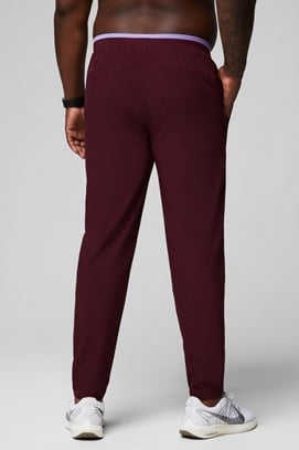 Men's Burgundy Fabletics Pants - Size Medium (30x31) - Depop