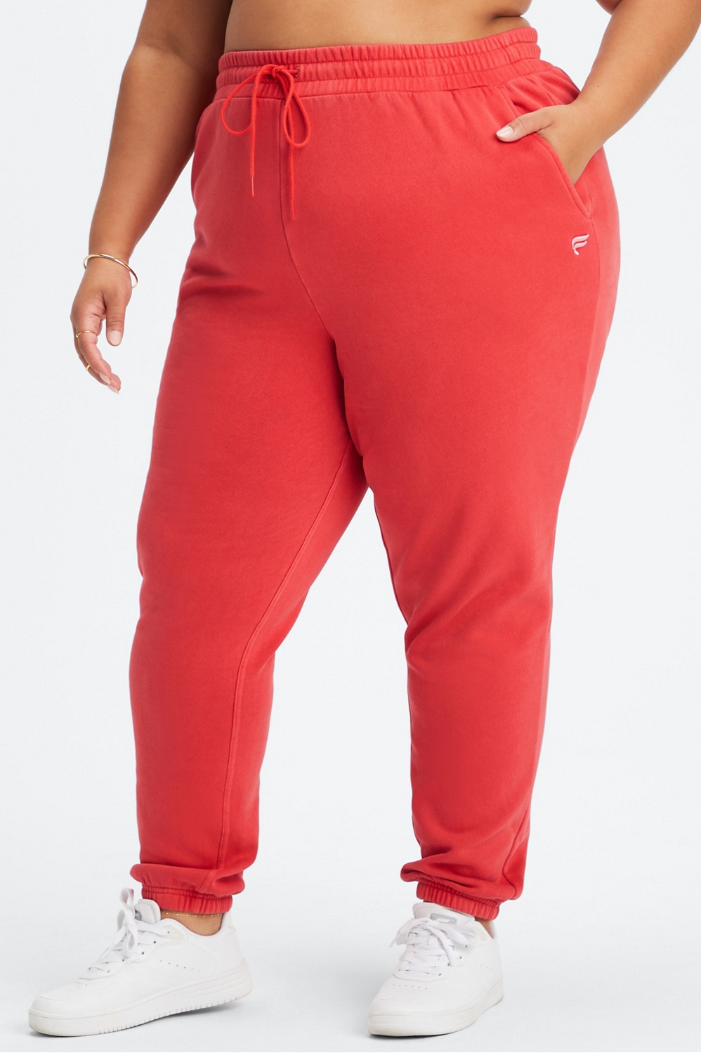 Women's Ascot + Hart Athletics Fleece Graphic Jogger Pants - Red Xxs :  Target