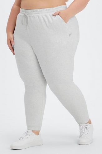 Plus size grey on sale sweatpants