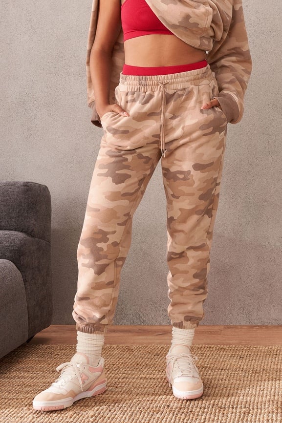 Camouflage tracksuit bottoms online