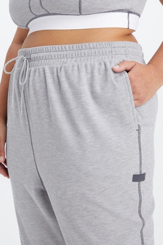 Fabletics elétrico lavado cereja/branco 420HR2457 moletom de gola