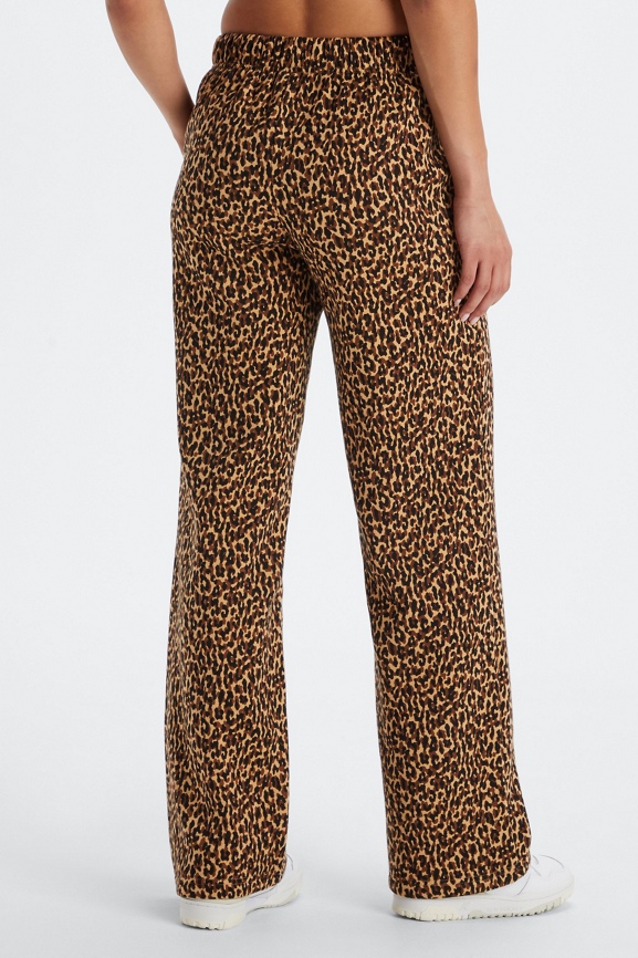 Fabletics offers cheetah print set