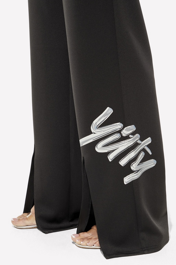 BHM Pants With Front Slit