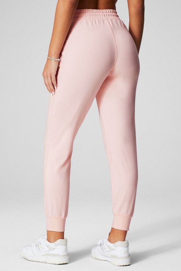 Pink high 2024 waisted joggers