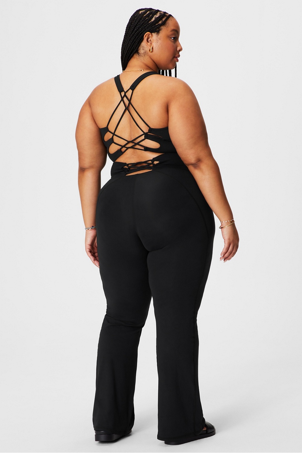 PureLuxe High-Waisted Strappy Flare - Fabletics