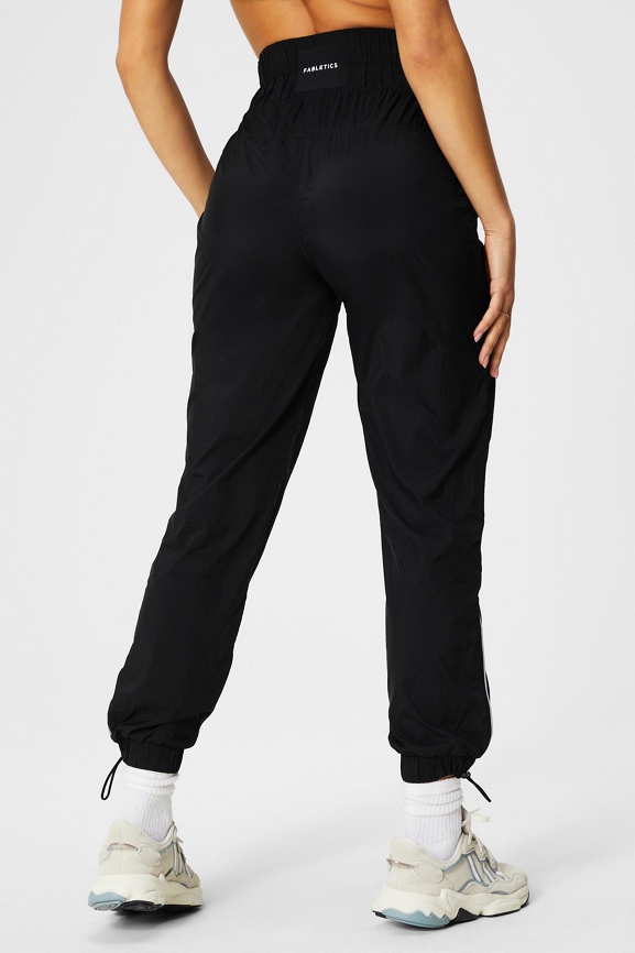 Ultra High-Waisted Piped Nylon Pant