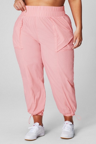 Ultra High-Waisted Piped Nylon Pant - Yitty