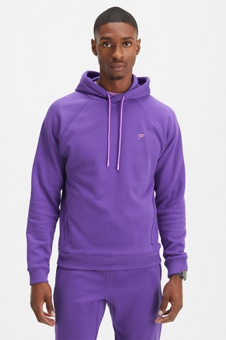 Purple store fleece hoodie