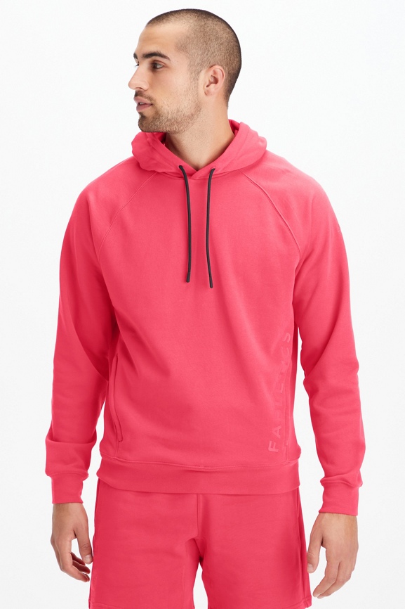 Lightweight red outlet hoodie