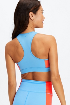 トップス doublezip foodie mesh crash foodie wash High Tide Zip-Front Swim Top - Fabletics Canada