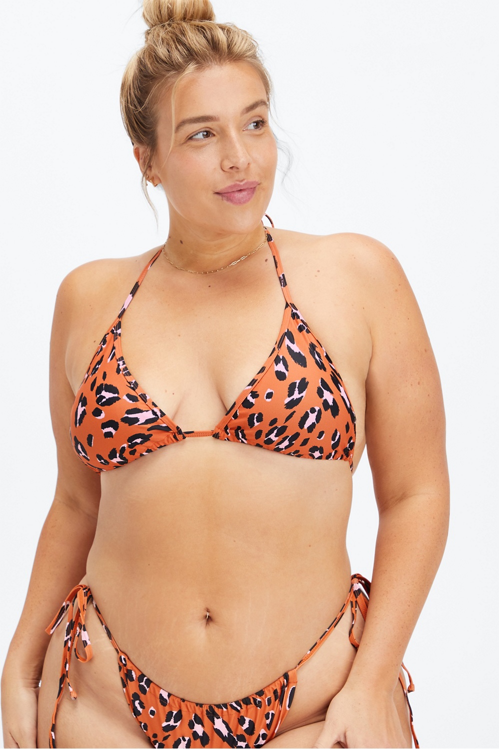 Fabletics Triangle Bikini Swim Top Womens plus Size