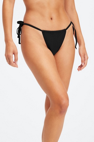 High-Cut String Bikini Bottom - Yitty