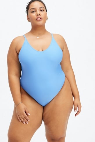 Low Back One-Piece Swimsuit - - Fabletics Canada