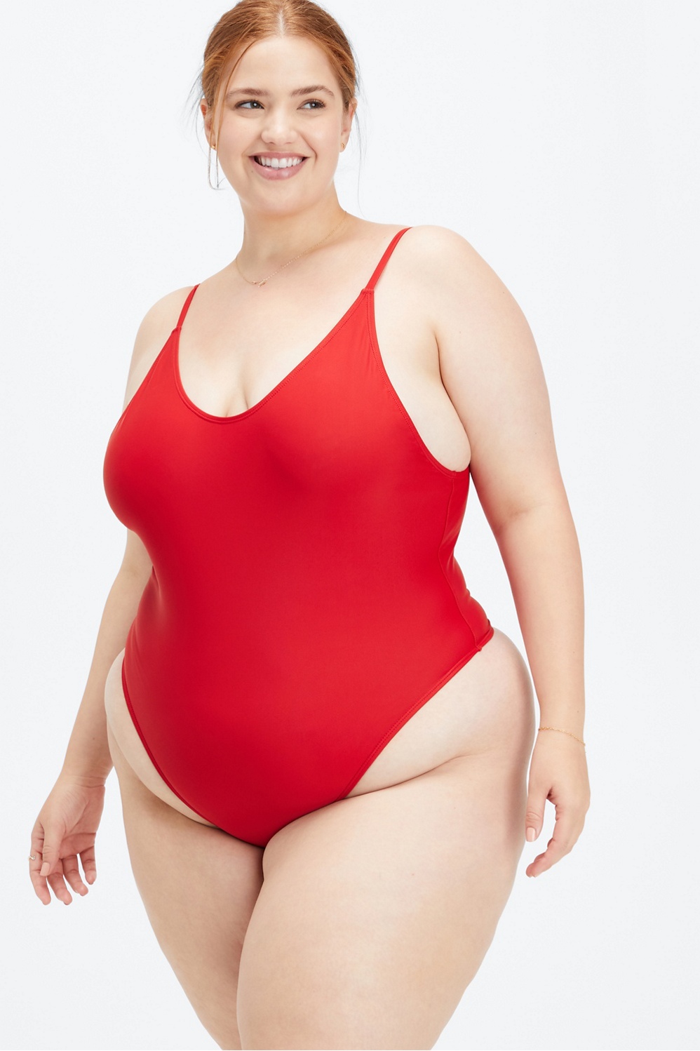 Plus on sale red swimsuit