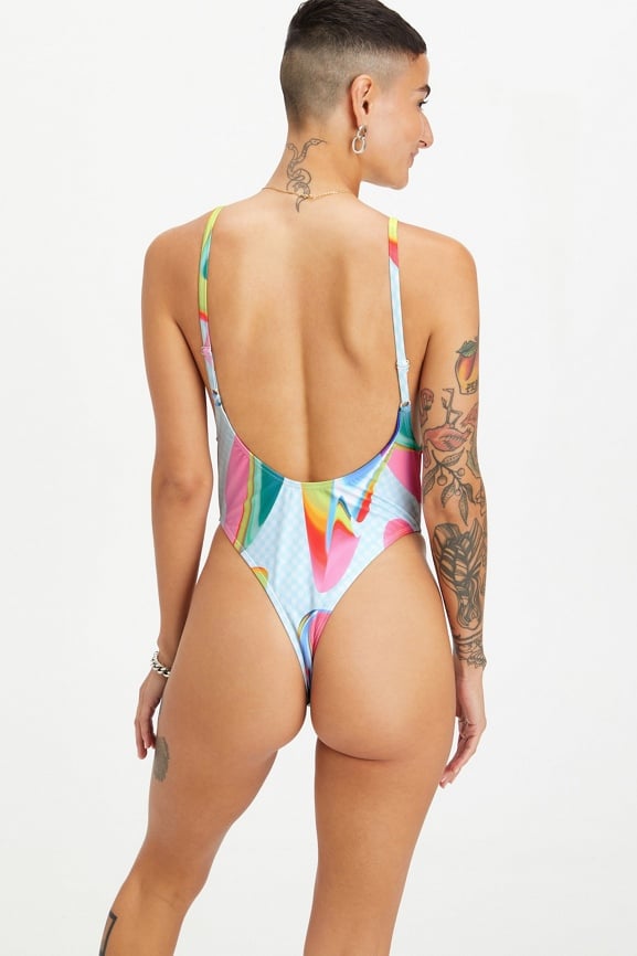 Pride Low Back One-Piece Swimsuit