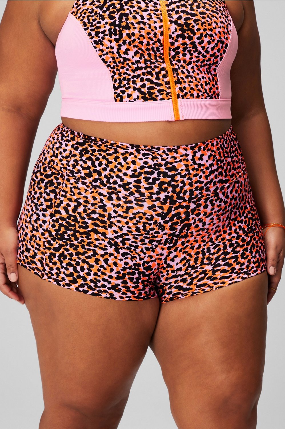 High-Waisted Shaping Swim Short