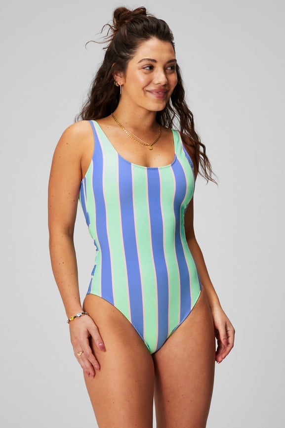 Striped Shaper Swimsuit