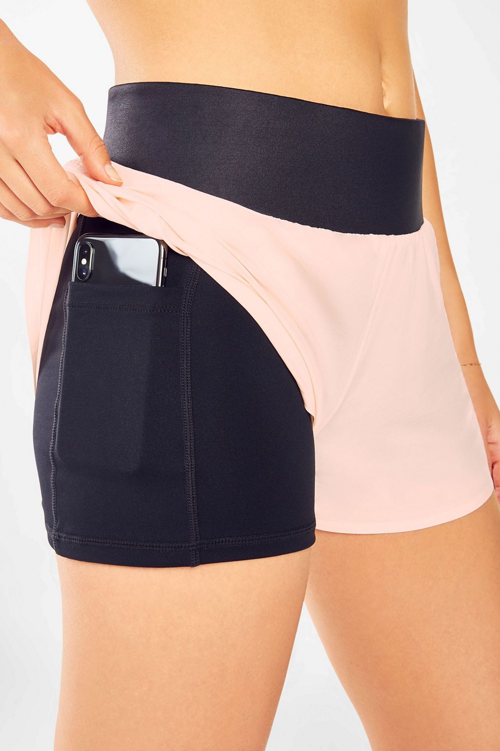 fabletics compression shorts