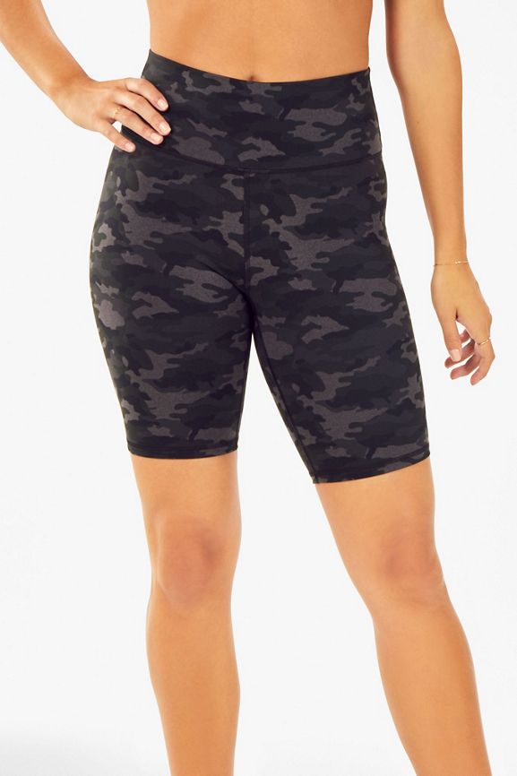 fabletics cheetah biker shorts