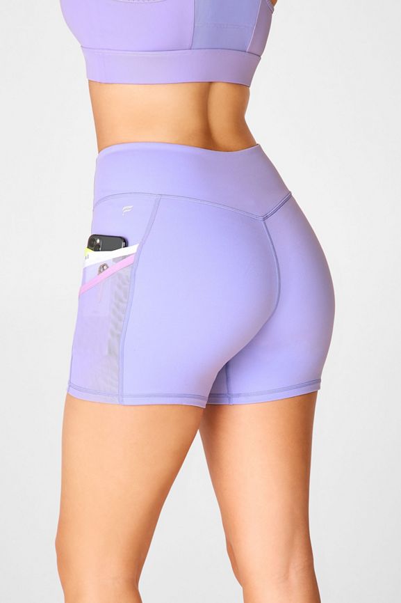 Fabletics Motion 365 Trinity Mid Rise Pocket Short 5” Blue - $20 (66% Off  Retail) New With Tags - From Natasha