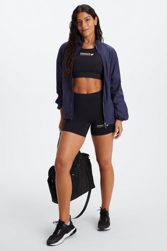 Fabletics Motion 365 Trinity Mid Rise Pocket Short 5” Blue - $20 (66% Off  Retail) New With Tags - From Natasha