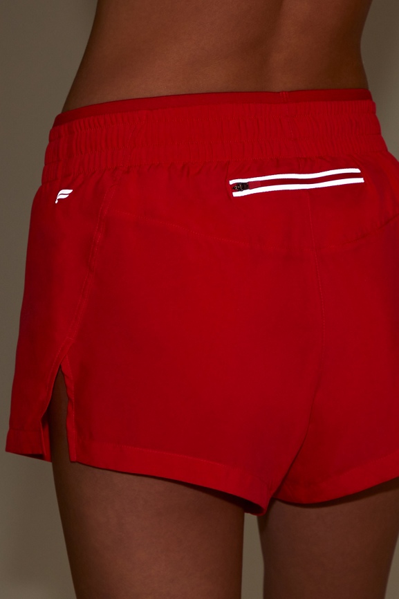 Womens red running sales shorts