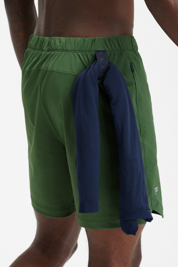 Deep Teal Green Gym Shorts - Size 6