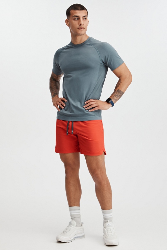 Fabletics The 24-7 V-Neck Short Sleeve T-Shirt Men's L Kevin Hart