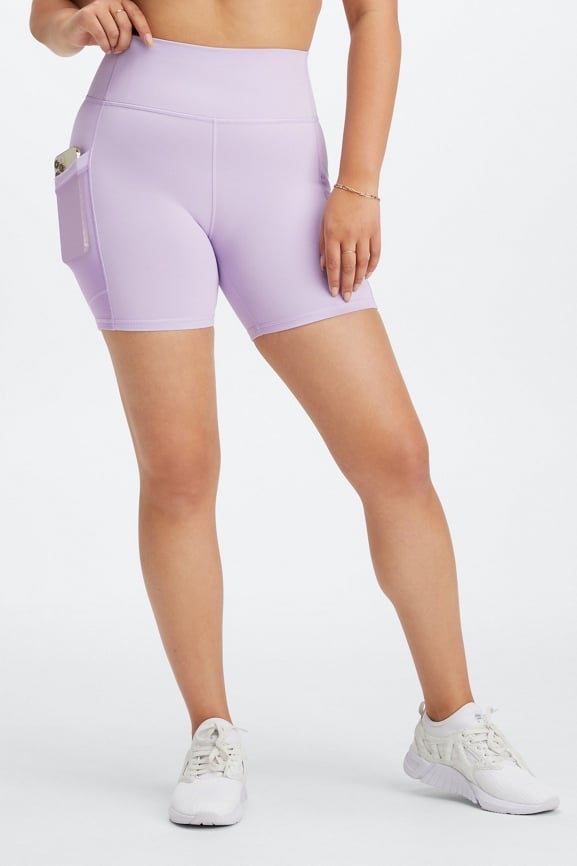 Fabletics cheetah best sale biker shorts