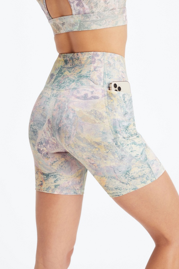 High-Waisted PureLuxe Crossover 6'' Short - Fabletics